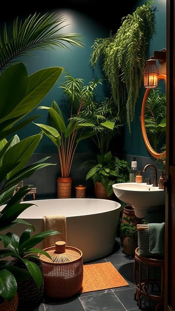 How to Create a Jungle Bathroom Oasis