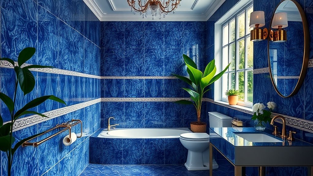 Transform Your Bathroom with Blue Tiled Ideas